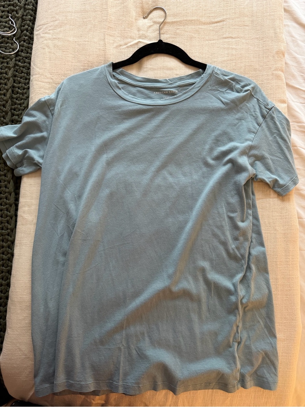 American Eagle Outfitters Sky Blue Crewneck Tee